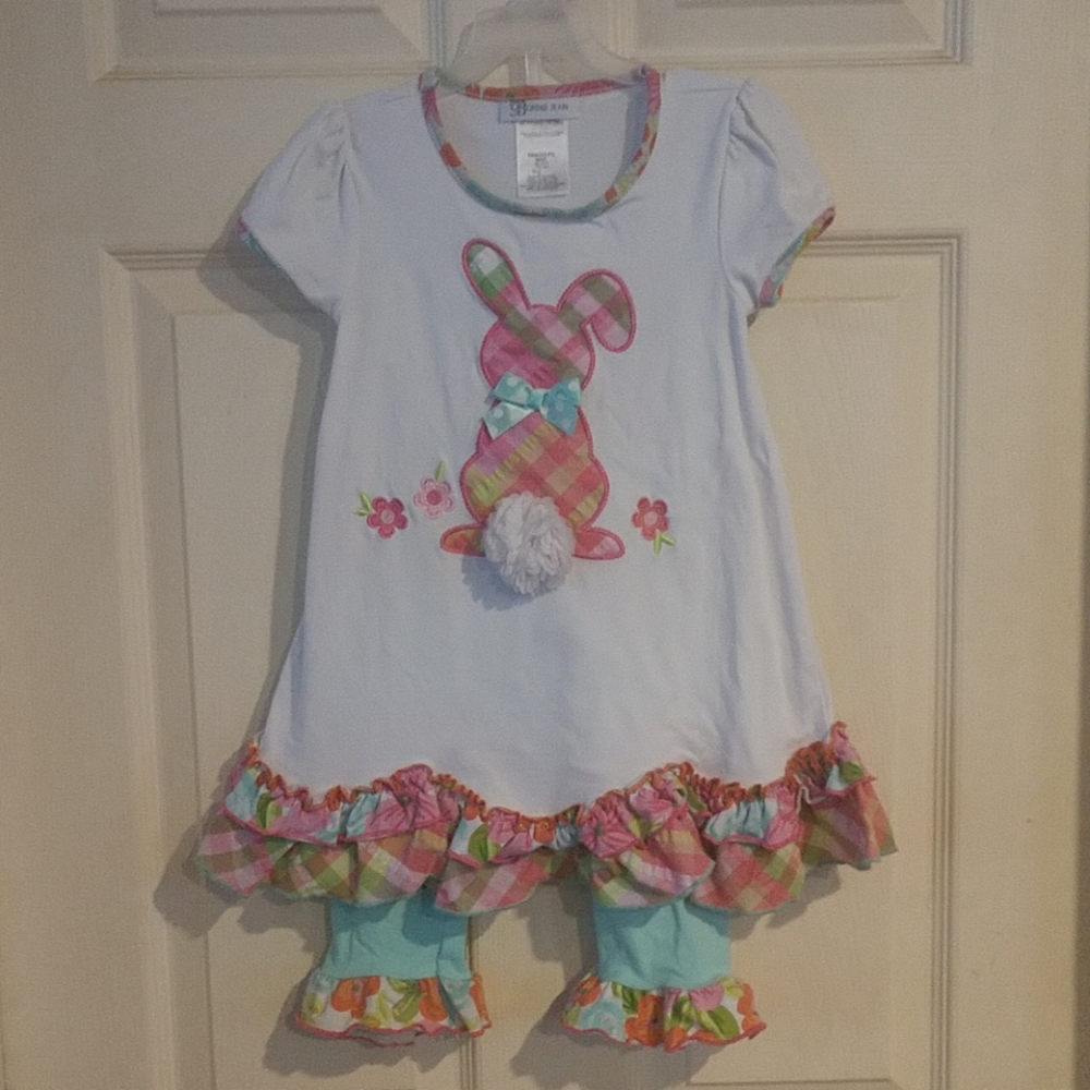 Girl's easter bunny by Bonnie Jean
